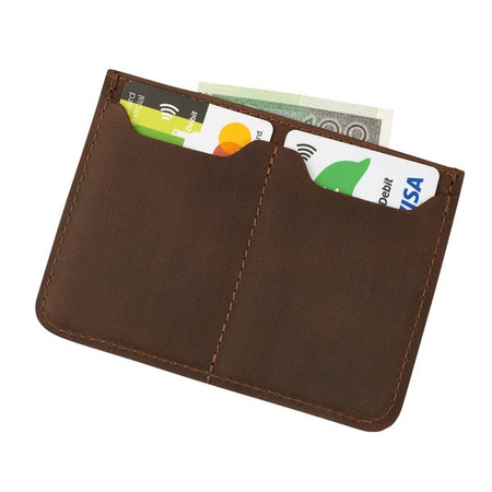 Skórzany Portfel Męski Slim Sempertus PM-11/CH